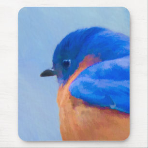 Bluebird-Malerei - Original Bird Art Mousepad