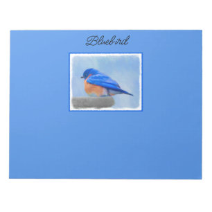 Bluebird-Malerei - Original Bird Art Notizblock