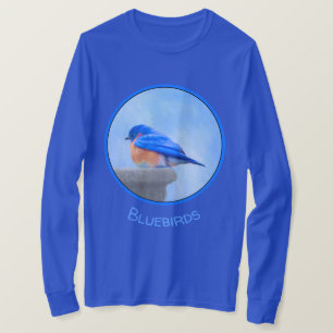 Bluebird-Malerei - Original Bird Art T-Shirt