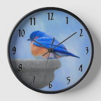 Bluebird-Malerei - Original Bird Art