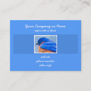 Bluebird-Malerei - Original Bird Art Visitenkarte