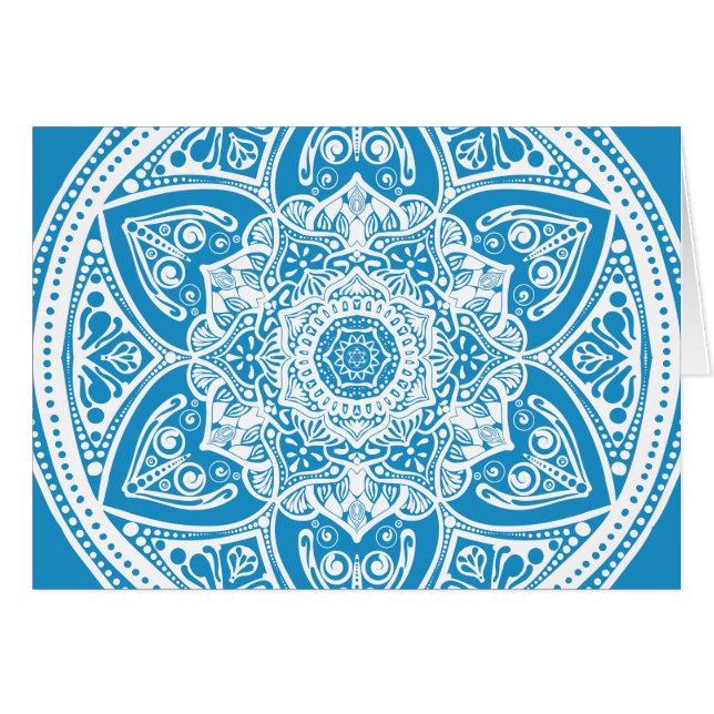Bluebird Mandala (Vorderseite (Horizontal))