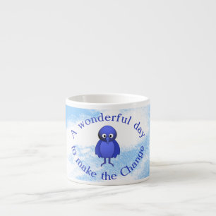Bluebird-Motivation Espressotasse