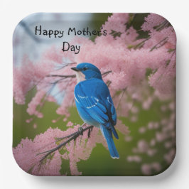 Bluebird-Muttertag Pappteller