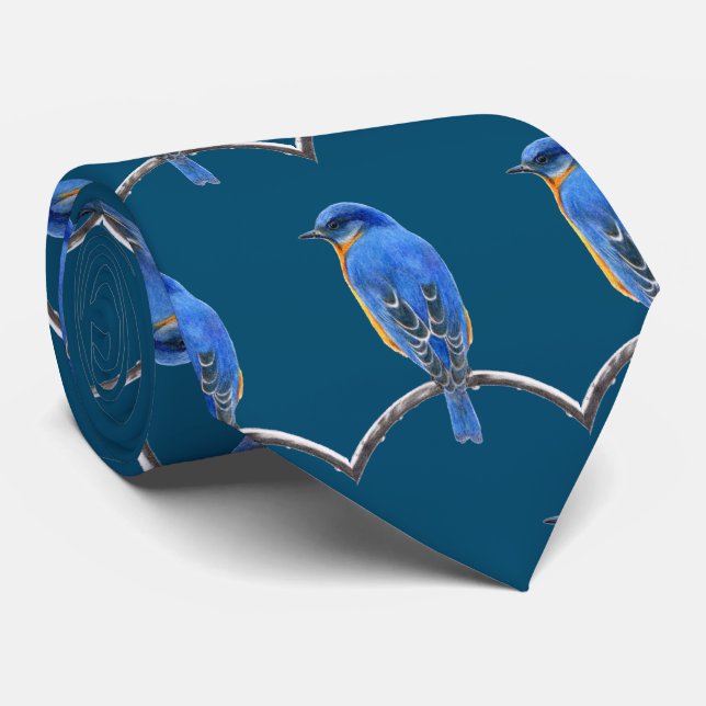 Bluebird Neck Tie Krawatte (Gerollt)