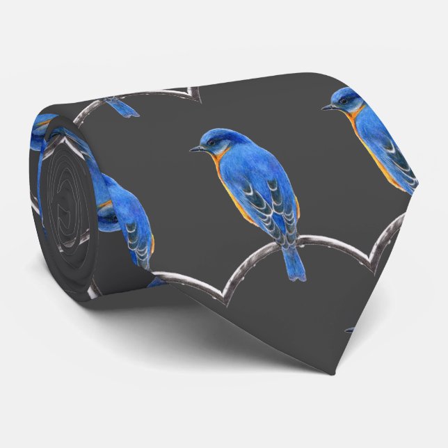 Bluebird Neck Tie Krawatte (Gerollt)