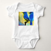 Bluebird of Happiness Baby Bodysuit