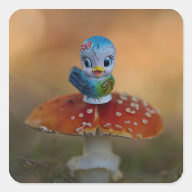 Bluebird of Happiness Stickers (Vorderseite)