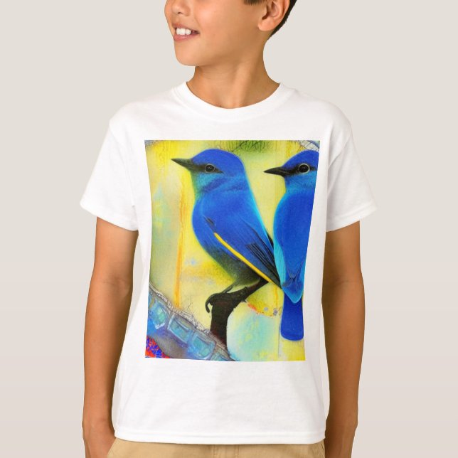 Bluebird of Happiness T - Shirt (Vorderseite)