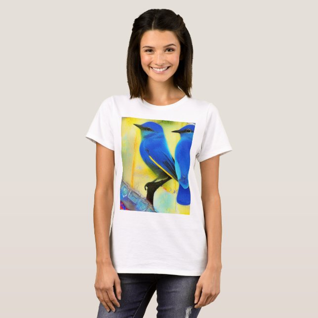 Bluebird of Happiness T - Shirt (Vorne ganz)