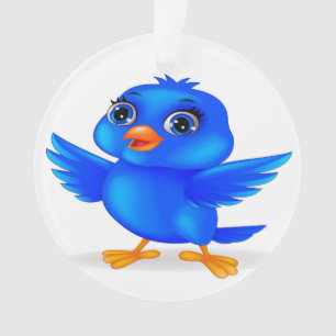 Bluebird of Happiness Year Round Deco Ornament