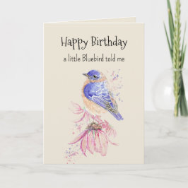 Bluebird Personality Fun Geburtstag Karte