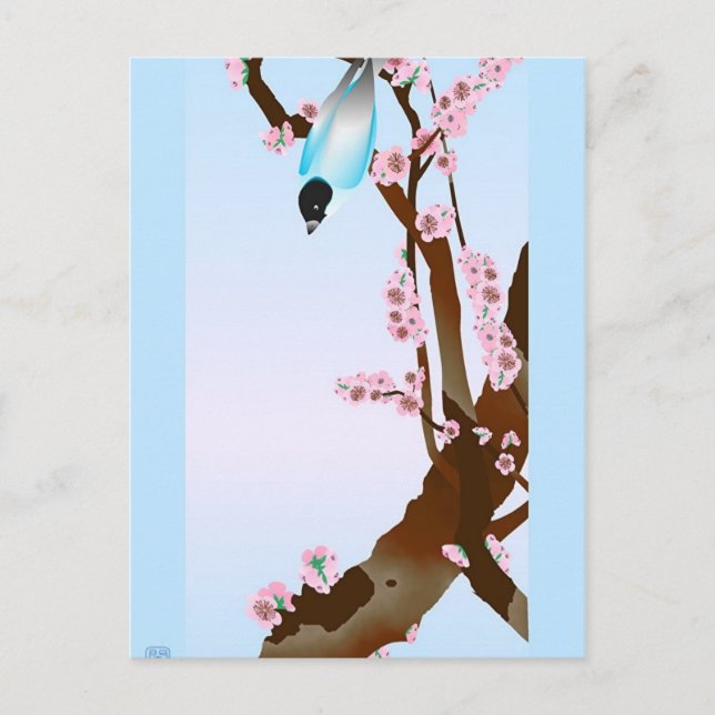 Bluebird - Postcard Postkarte (Vorderseite)