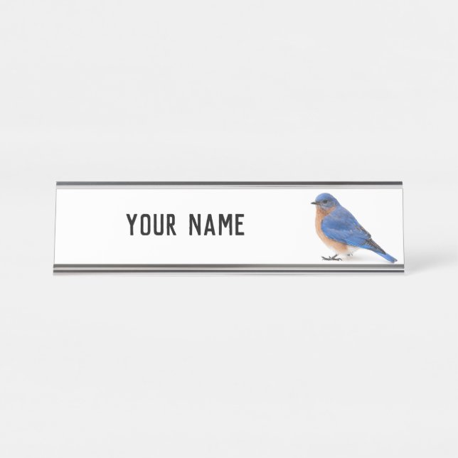 Bluebird Schreibtischnamensplakette (Vorderseite )