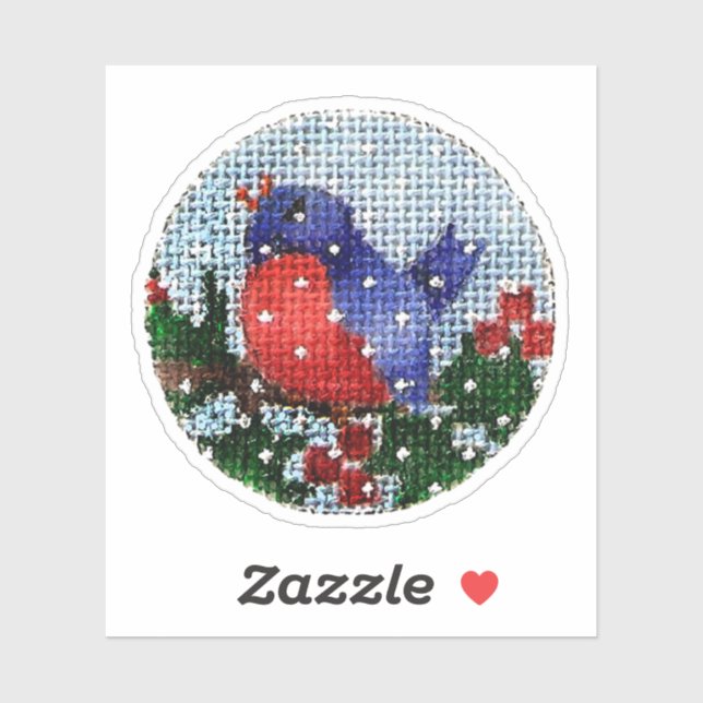 Bluebird-Sticker Aufkleber (Blatt)