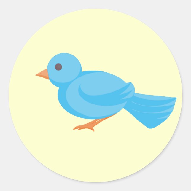 Bluebird-Stickers/Umschlag Aufkleber (Vorderseite)