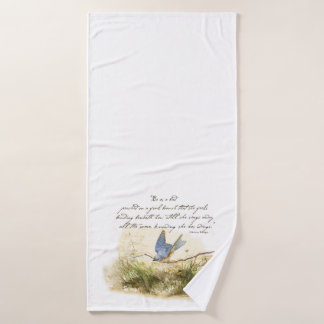 Bluebird sur une branche Le poème de Bluebird Vict