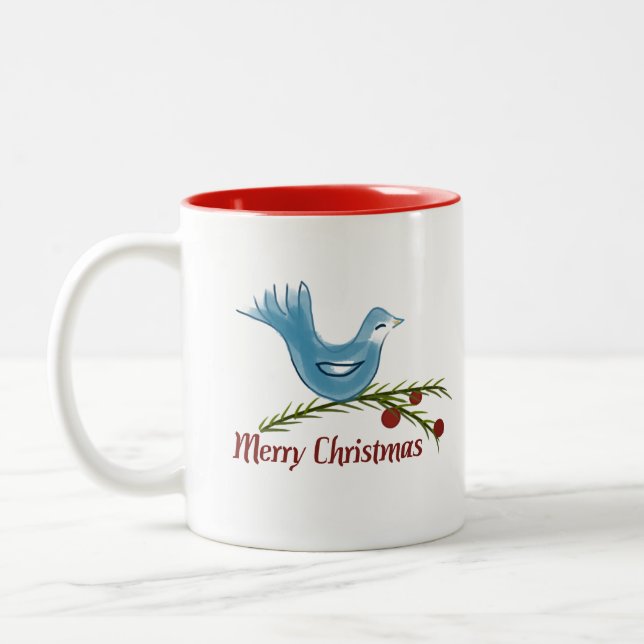 Bluebird-Tasse Zweifarbige Tasse (Links)