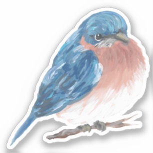 Bluebird-Vinyl-Aufkleber Aufkleber
