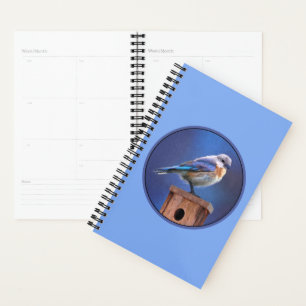 Bluebird (weibliche Malerei) - Original Bird Art Planer