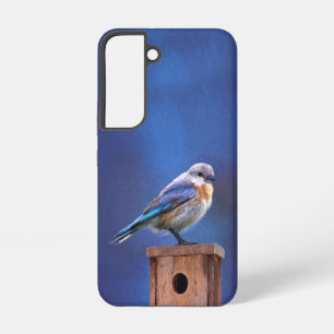 Bluebird (weibliche Malerei) - Original Bird Art Samsung Galaxy Hülle