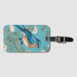 Bluebird William Morris Inspiriert Türkis Gepäckanhänger