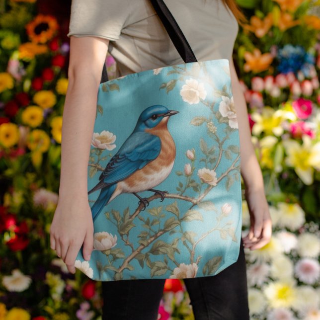 Bluebird William Morris Inspiriert Türkis Tasche (Von Creator hochgeladen)