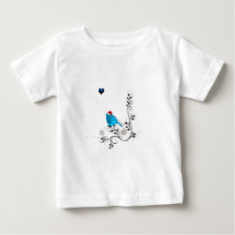 Bluebird zu Weihnachten Baby T-shirt
