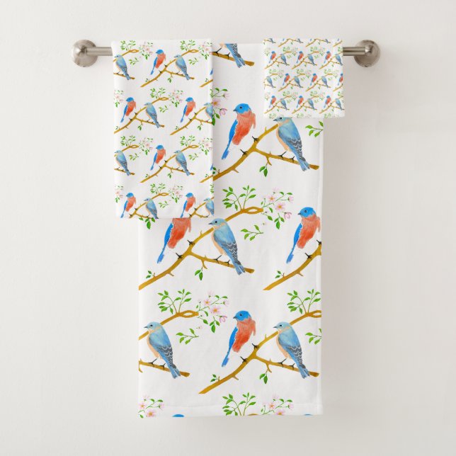Bluebirds Badhandtuch Set (Insitu)