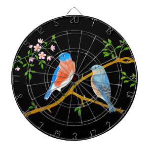 Bluebirds Black Dartscheibe