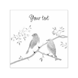 Bluebirds-Briefmarke Permastempel