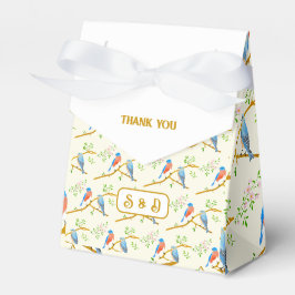 Bluebirds Favor Box Geschenkschachtel