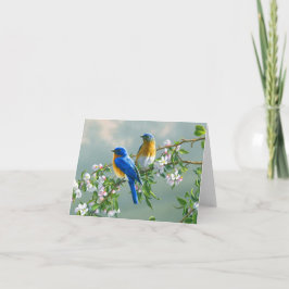 Bluebirds Feiertagskarte