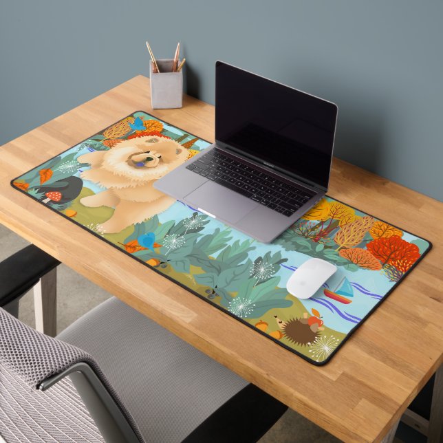 BLUEBIRDS OF HAPPINESS Chow Desk Mat Schreibtischunterlage (Büro 2)