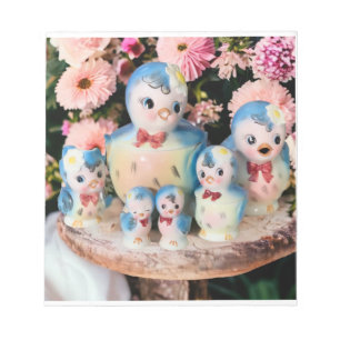 BlueBirds of Happiness-Notebook Notizblock