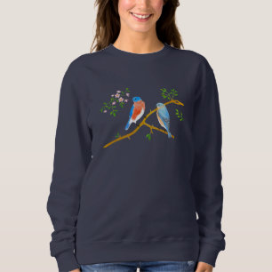 Bluebirds Pair Sweatshirt bleu foncé