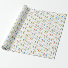 Bluebirts Weißbroschüre Geschenkpapier