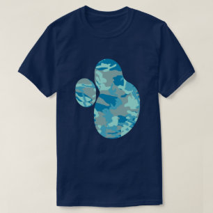 BlueBlast-Tarnmuster-Lack-Spritzer v2 T-Shirt