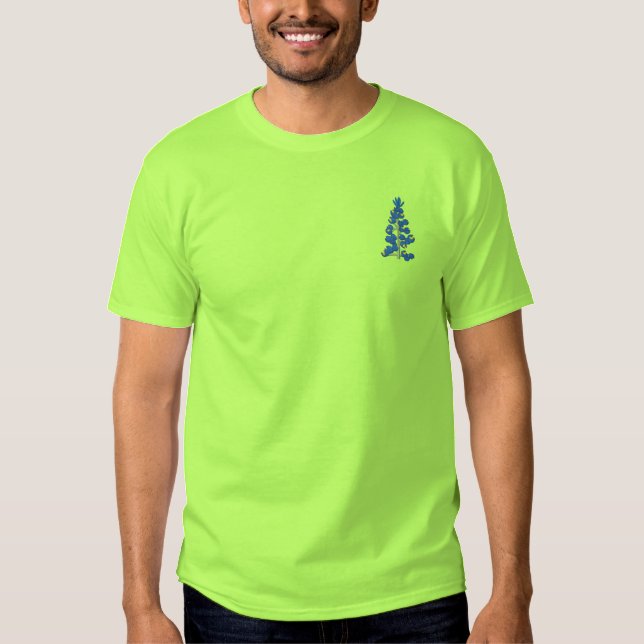 Bluebonnet Besticktes T-Shirt (Vorderseite)