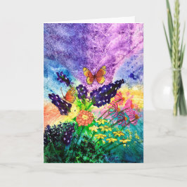 Bluebonnet-Blumenstrauß-12x18 Karte