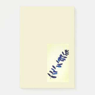 Bluebonnet Butter-farbige Hintergrundinformationen Post-it Klebezettel