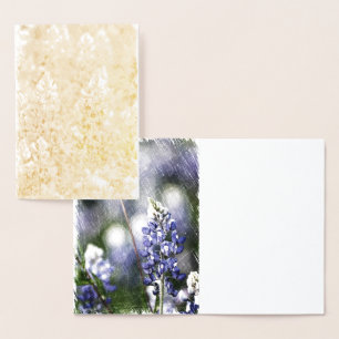 Bluebonnet Foil Card Folienkarte