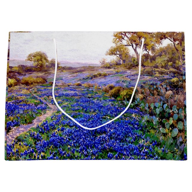 Bluebonnet Landscapes von Julian Onderdonk, Große Geschenktüte (Vorderseite)