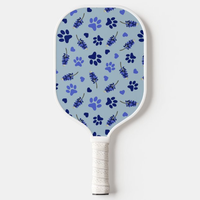 Bluebonnet Pickleball Paddle - Texas Pet Lover (Vorderseite)