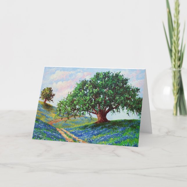 "Bluebonnet-Straße" (leere Karte) Karte (Vorderseite)
