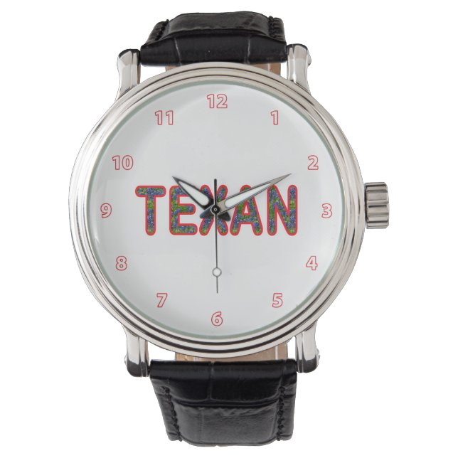 Bluebonnet Texan Armbanduhr (Vorderseite)