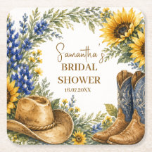 Bluebonnet Texas Sonnenblume Boho Brautparty