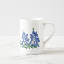 Bluebonnet Wilde Blume, Texas-Blume Prozellantasse