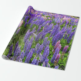 Bluebonnets Blue Floral Texas Texan Elegant Geschenkpapier