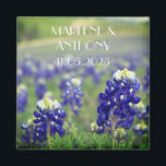 Bluebonnets Blue Flowers Texas Floral Wedding Magnet<br><div class="desc">Bluebonnets,  blaue Blumen,  Texas,  einstündiger Staat Wedding Magnet. Perfekt zum Geburtstag,  für sie.</div>